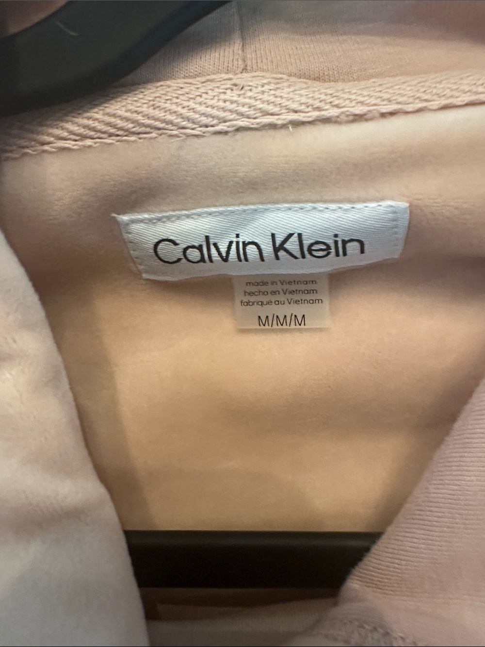 Calvin Klein Light Pink Hooded Mini Dress Size   Medium NWT - Picture 8 of 8